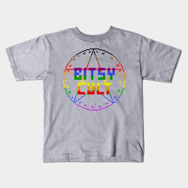 Pride Bitsy Cult Kids T-Shirt by le_onionboi